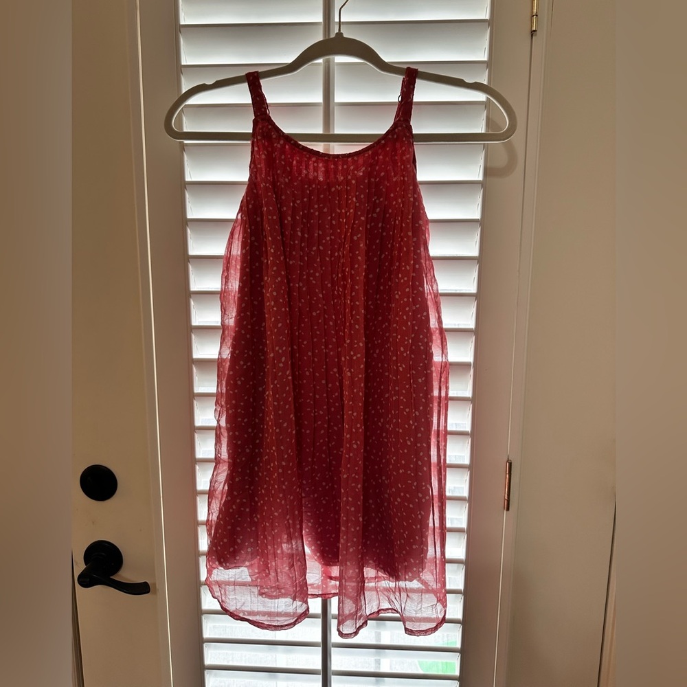 Abercrombie Kids Pink Dress with White Polka Dots